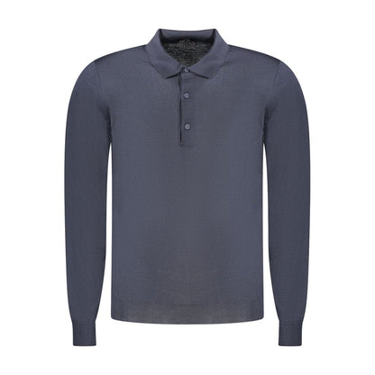 K-Way Blue Wool Sweater with Buttons