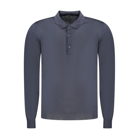 K-Way Blue Wool Sweater with Buttons