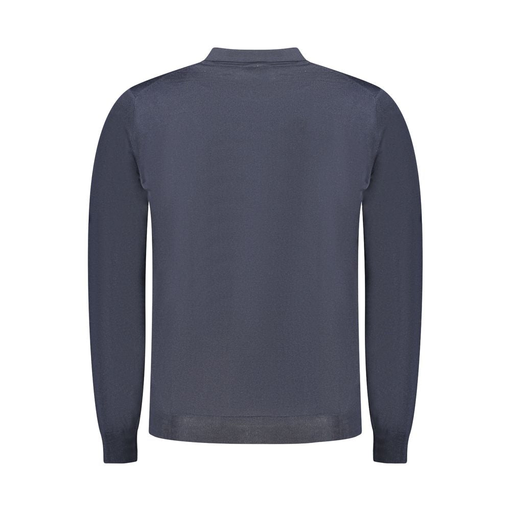 K-Way Blue Wool Sweater with Buttons