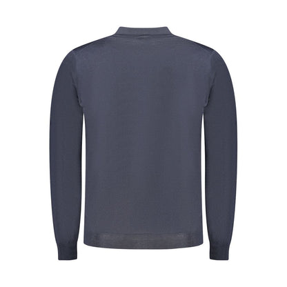 K-Way Blue Wool Sweater with Buttons