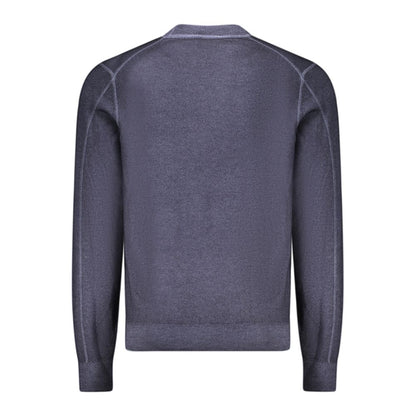 Hugo Boss Blue Wool Sweater - Elegant Comfort for Every Occasion