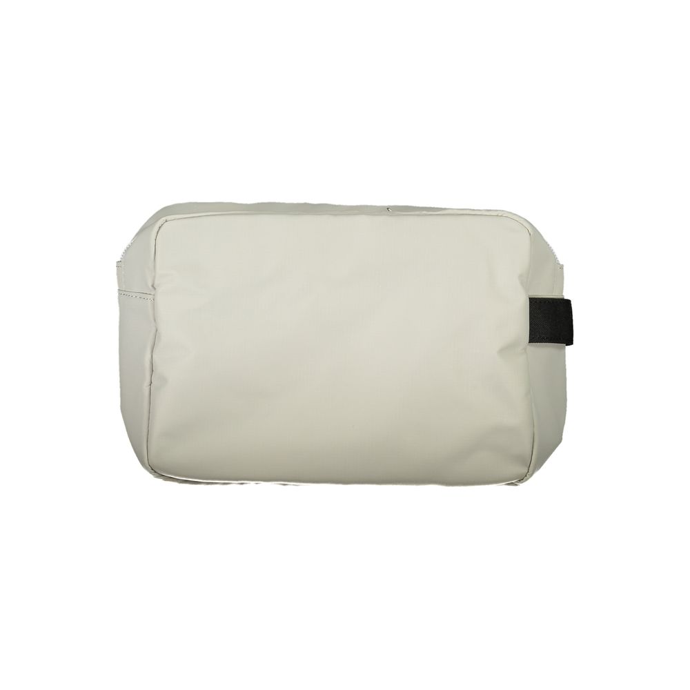 K-Way Gray Polyester Leather Beauty Case