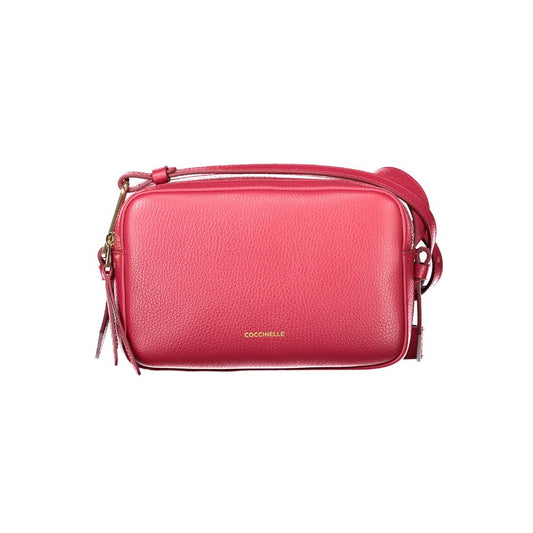 Coccinelle Red Leather Handbag - Malory Bag