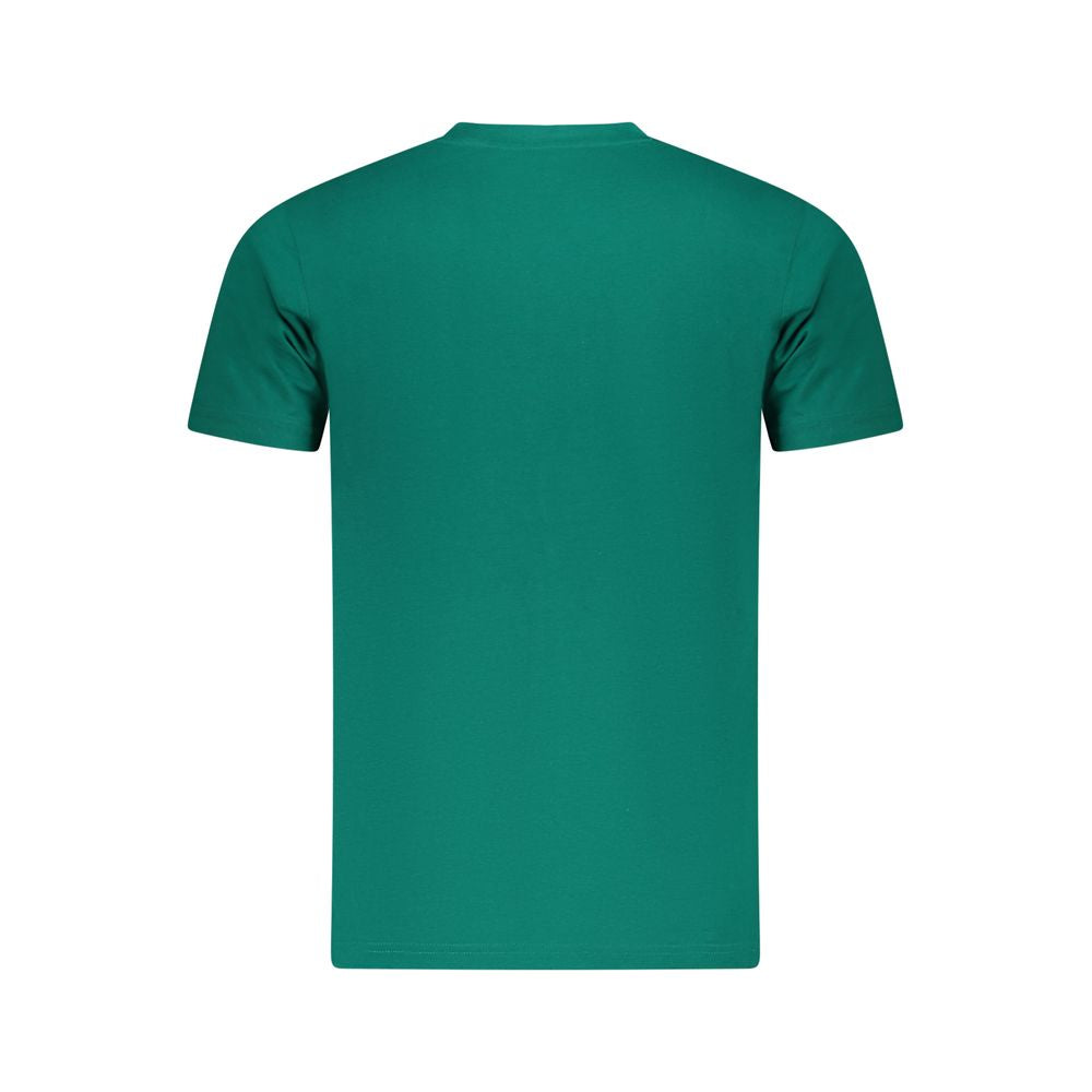 Cavalli Class Green Cotton T-Shirt - Standout Streetwear Essential