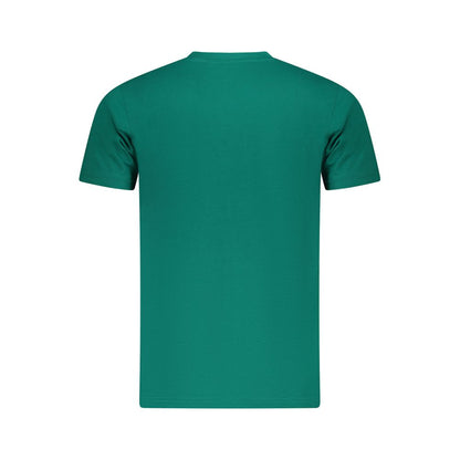 Cavalli Class Green Cotton T-Shirt - Standout Streetwear Essential