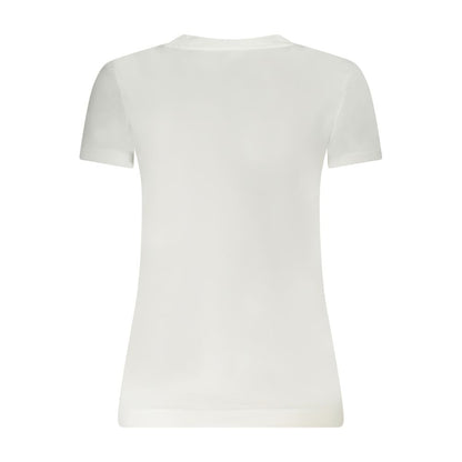 Guess Jeans White Cotton Short Sleeve T-Shirt
