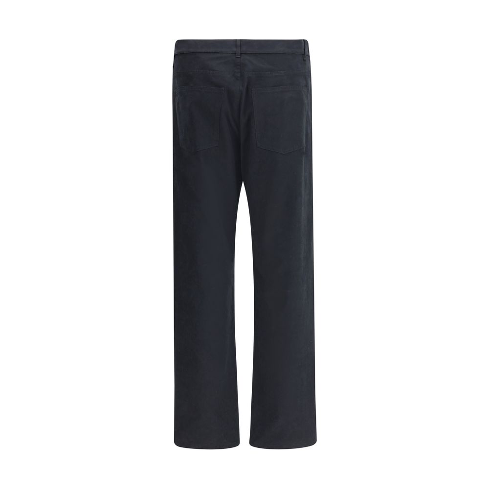 Moschino Cotton Pants - Classic Straight-Leg Style