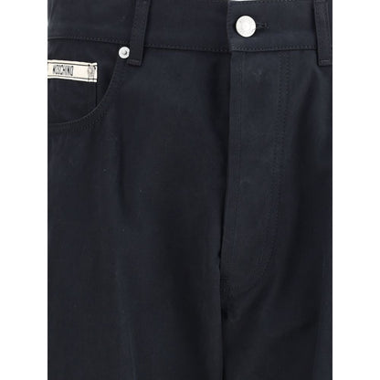 Moschino Cotton Pants - Classic Straight-Leg Style