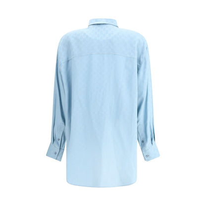 Gucci GG Supreme Print Silk Shirt