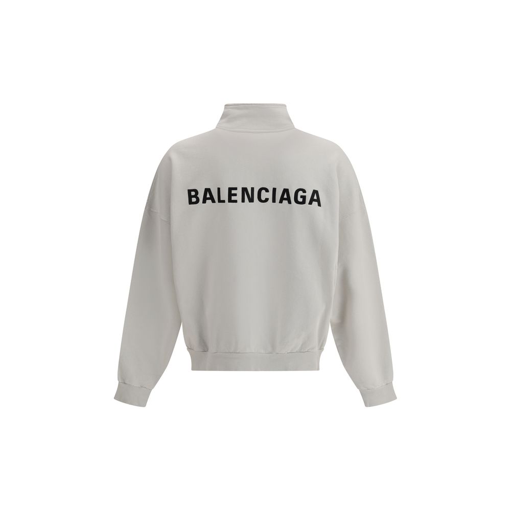 Balenciaga Logo Sweatshirt - Contemporary Edge Meets Casual Comfort