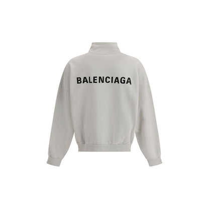 Balenciaga Logo Sweatshirt - Contemporary Edge Meets Casual Comfort