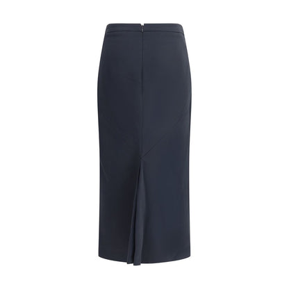Givenchy Midi Skirt with Pleated Detail