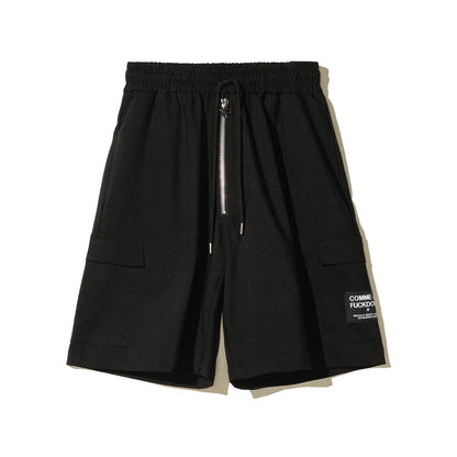 Comme Des Fuckdown Black Cotton Short - Urban Statement Piece
