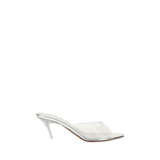 Amina Muaddi Alexa Slip-On Sandals