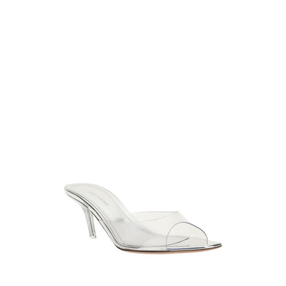 Amina Muaddi Alexa Slip-On Sandals