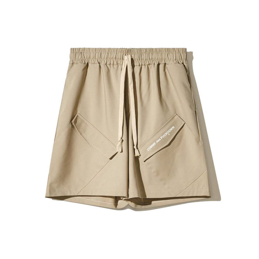 Comme Des Fuckdown Beige Cotton Shorts