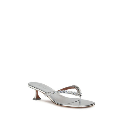 Amina Muaddi Gigi Sandals - Elegant Rhinestone Detail Footwear