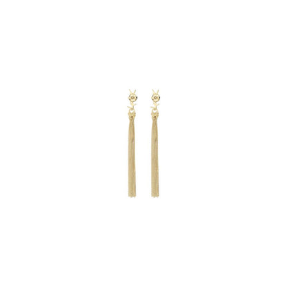 Saint Laurent Bo Pompons Earrings