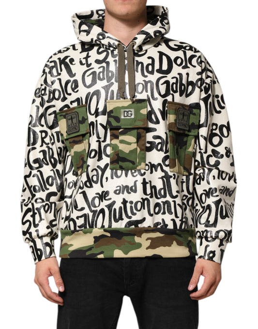 Dolce & Gabbana Multicolor Hooded DGMania Sweatshirt