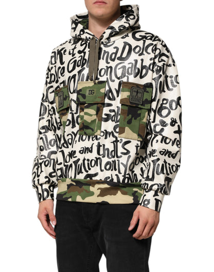 Dolce & Gabbana Multicolor Hooded DGMania Sweatshirt