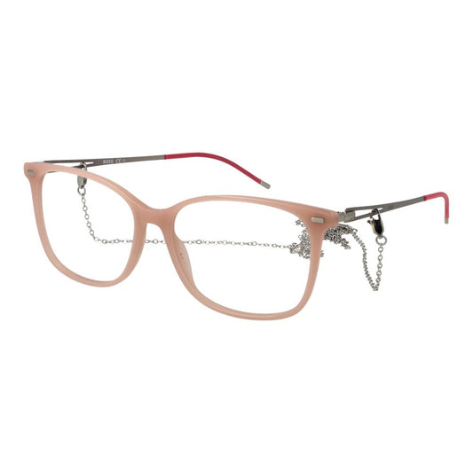 Hugo Boss Women’s Optical Frames – Cream Rectangle Style, 55mm