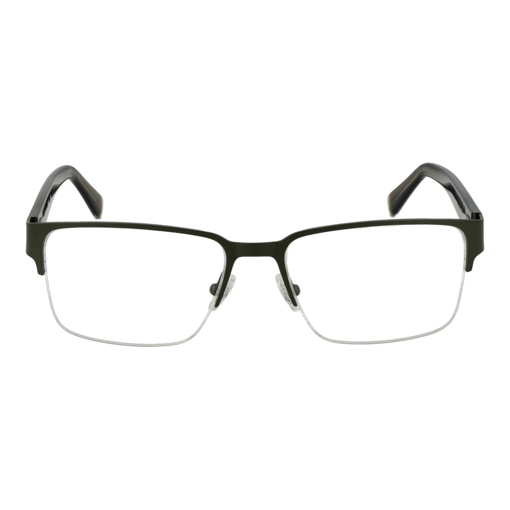 Guess Men’s Optical Glasses – Green Half-Rim Frame, 55mm