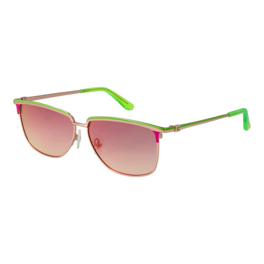 Guess Women’s Green Rectangle Sunglasses – Multicolour Gradient