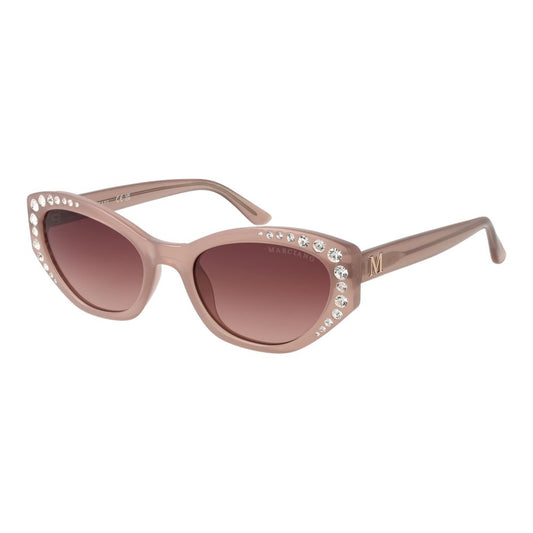 Marciano by Guess Women’s Sunglasses – Beige Oval Frame, Pink Gradient Lenses