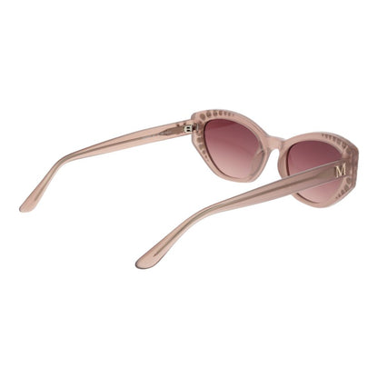 Marciano by Guess Women’s Sunglasses – Beige Oval Frame, Pink Gradient Lenses
