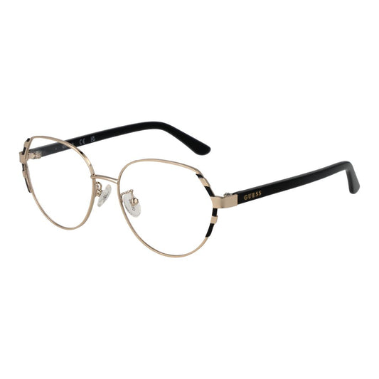 Guess Women’s Optical Frames – Gold Square Full-Rim, 53mm