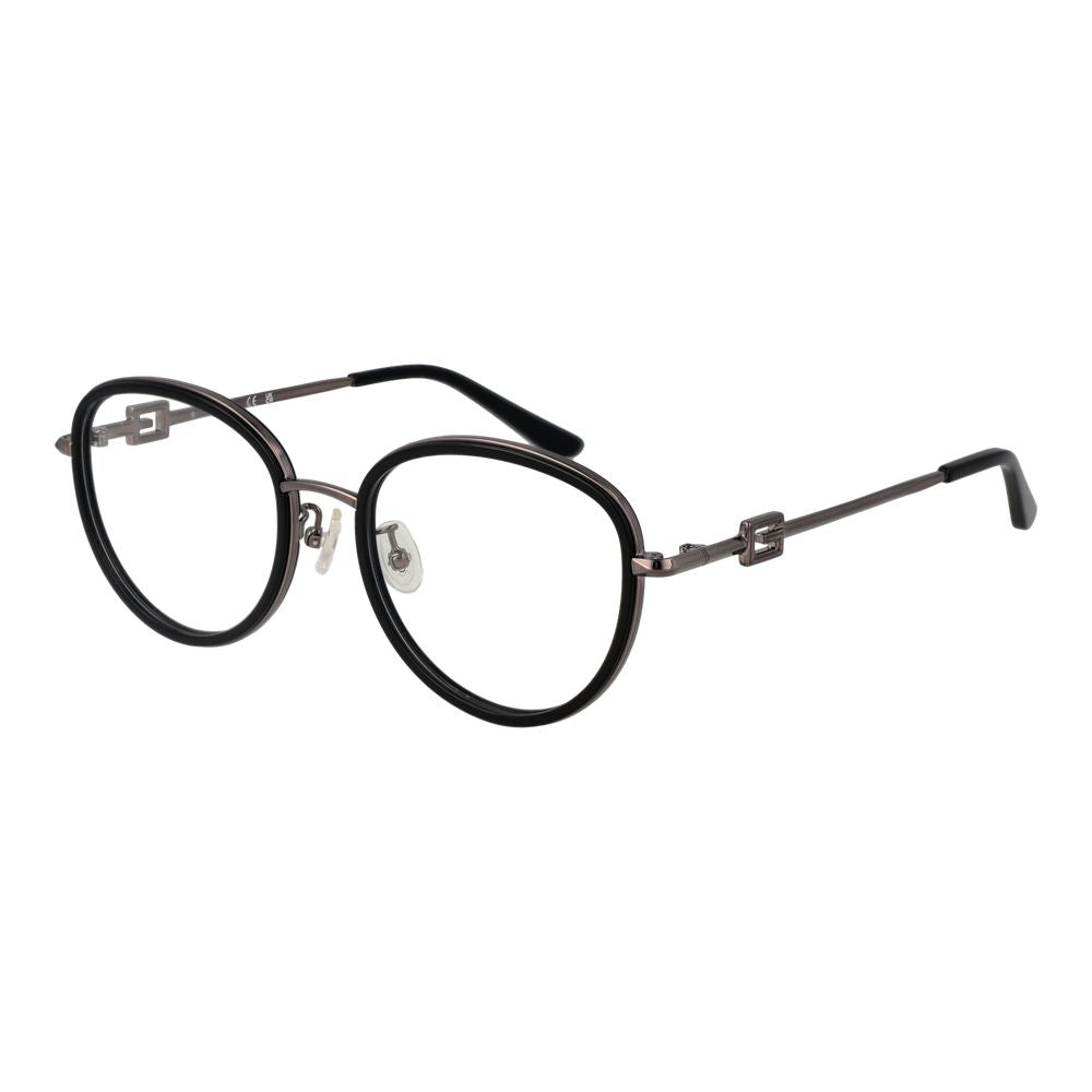 Guess Women’s Optical Frames – Black Round Style, 53mm