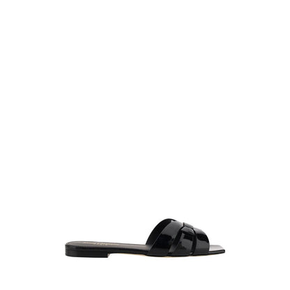 Saint Laurent Tribute Sandals – Elegant Flat Footwear