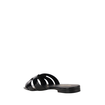 Saint Laurent Tribute Sandals – Elegant Flat Footwear