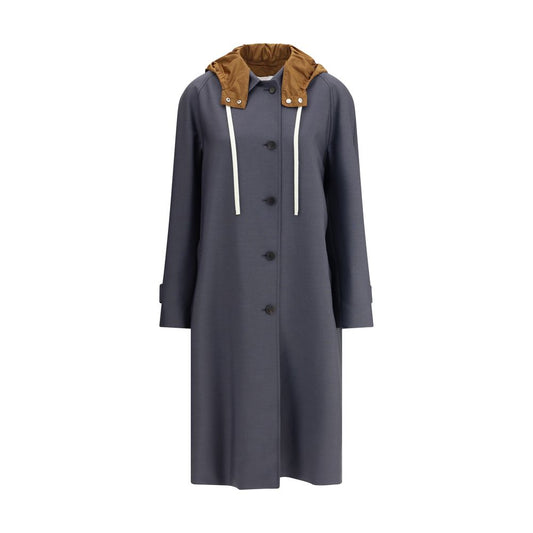 Miu Miu Hooded Long Coat