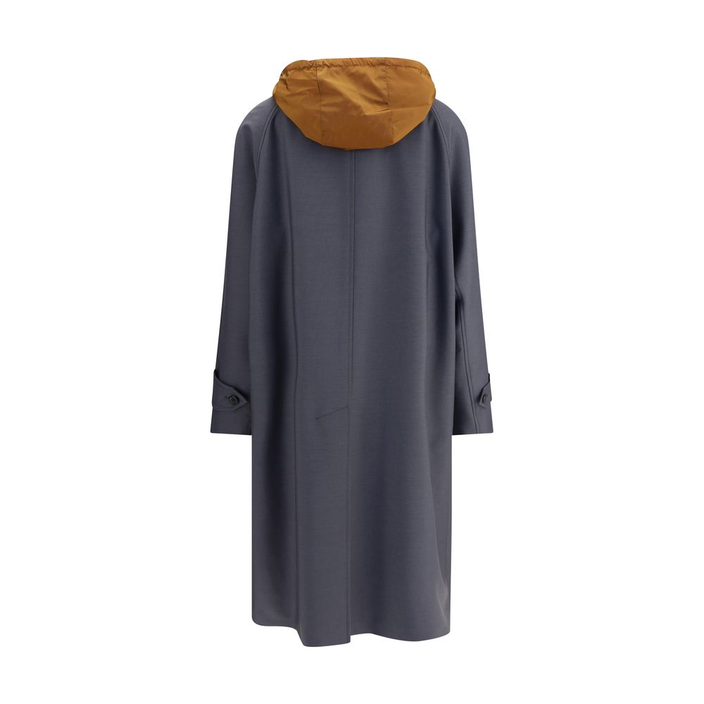 Miu Miu Hooded Long Coat