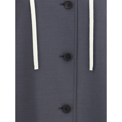 Miu Miu Hooded Long Coat