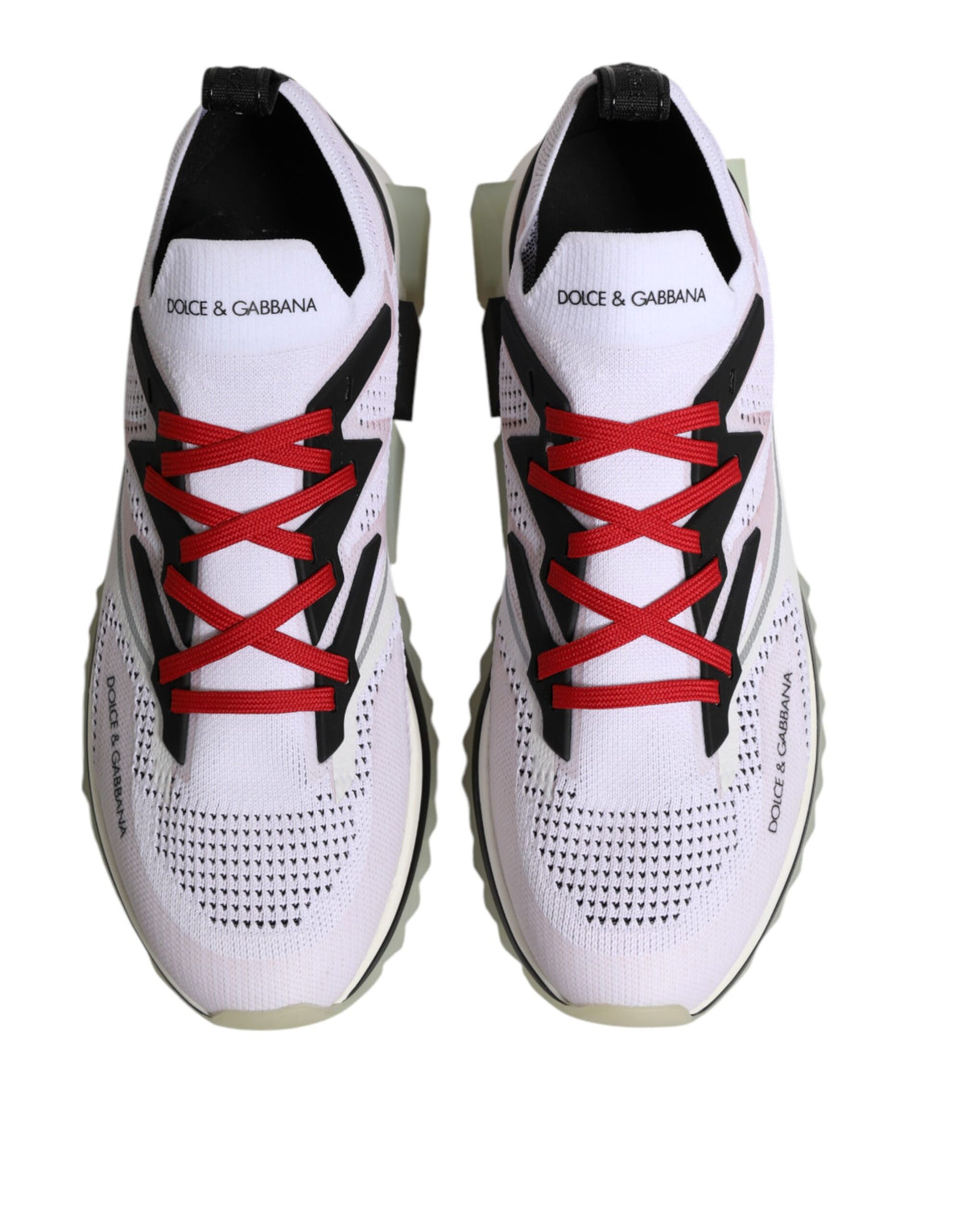 Dolce & Gabbana White SORRENTO Sport Stretch Sneakers