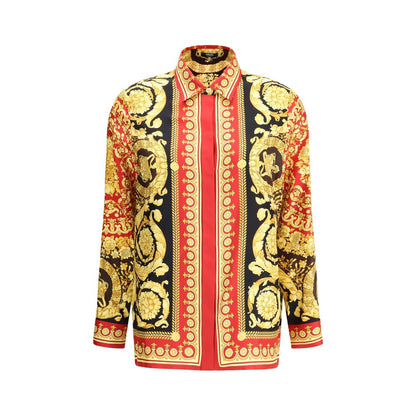 Versace Pure Silk Shirt – Iconic Barocco Print Luxury