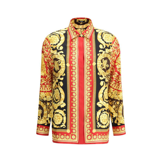 Versace Pure Silk Shirt – Iconic Barocco Print Luxury