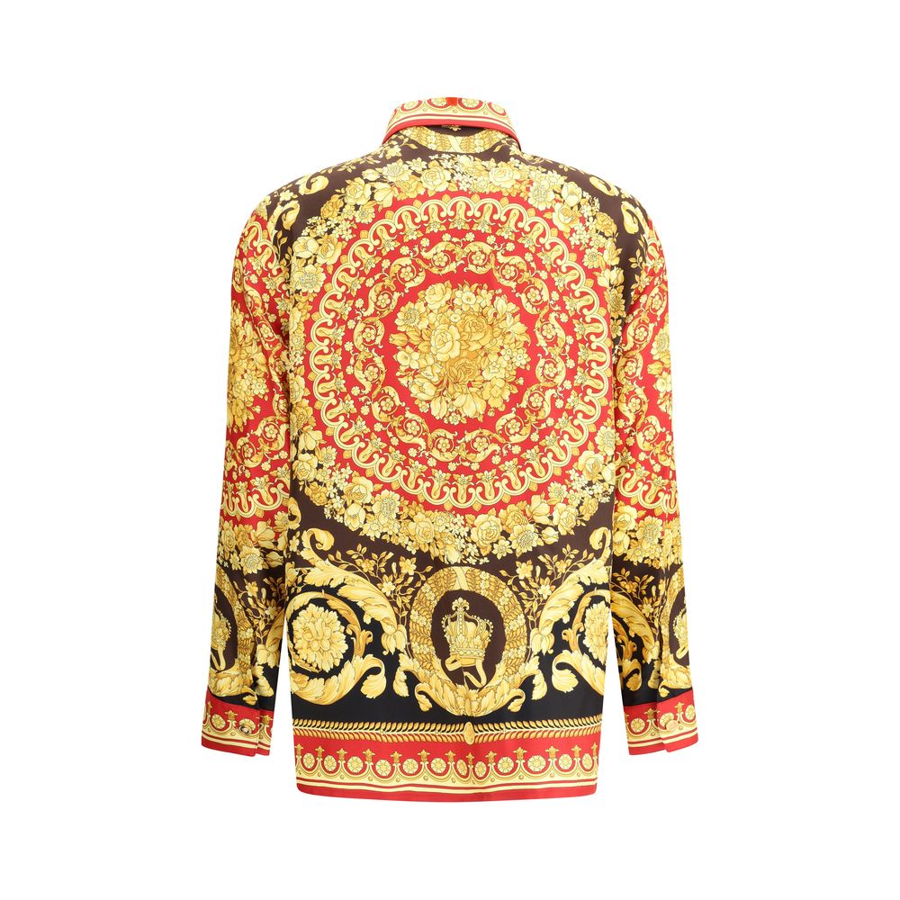 Versace Pure Silk Shirt – Iconic Barocco Print Luxury