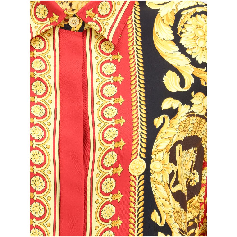 Versace Pure Silk Shirt – Iconic Barocco Print Luxury