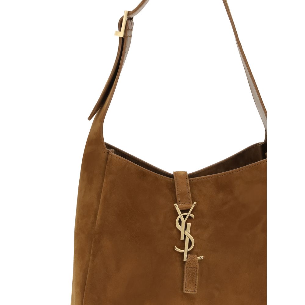 Saint Laurent Le 5 à 7 Suede Shoulder Bag