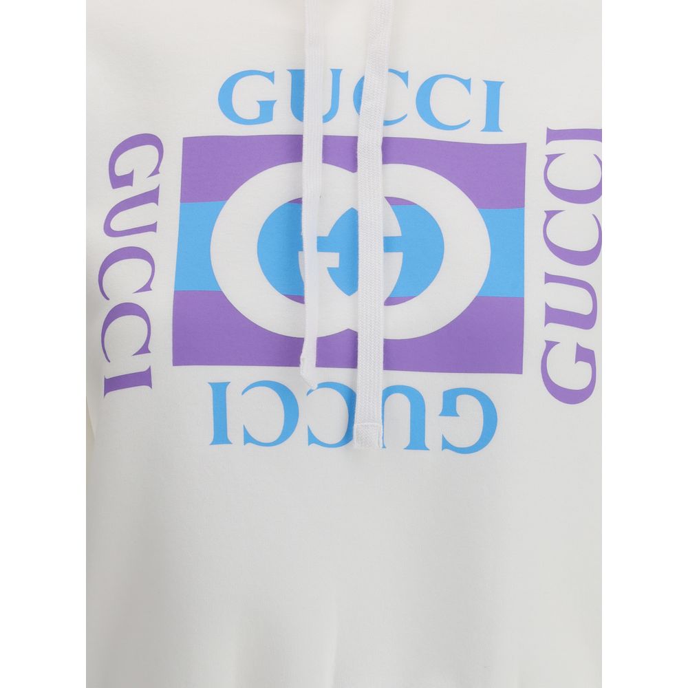 Iconic Gucci Printed Logo Hoodie