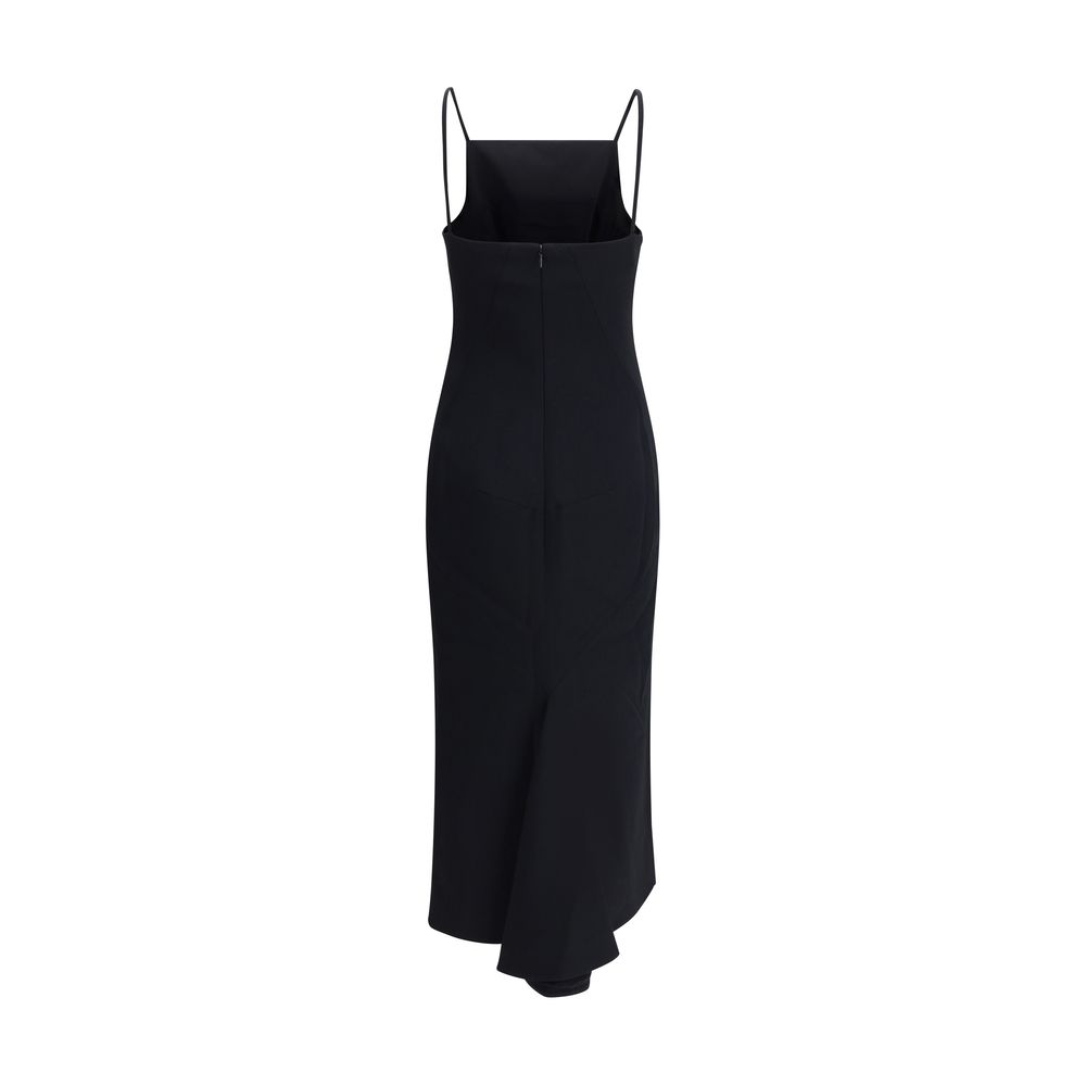 Givenchy Midi Dress with Draped Back