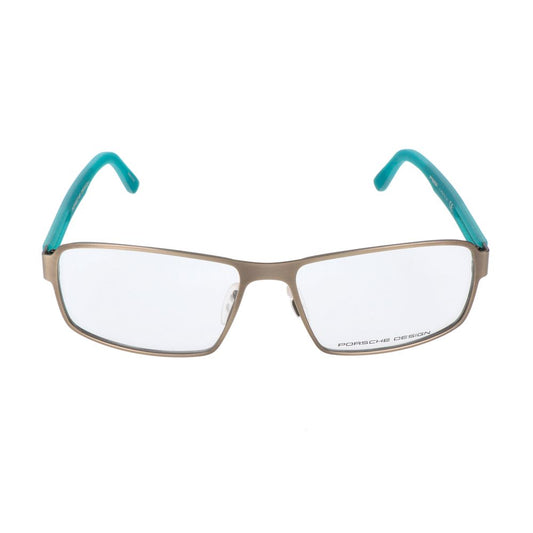 Porsche Design Men's Optical Glasses – Aged Gold and Turquoise 58mm