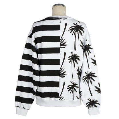 Comme Des Fuckdown Black Striped Cotton Sweater