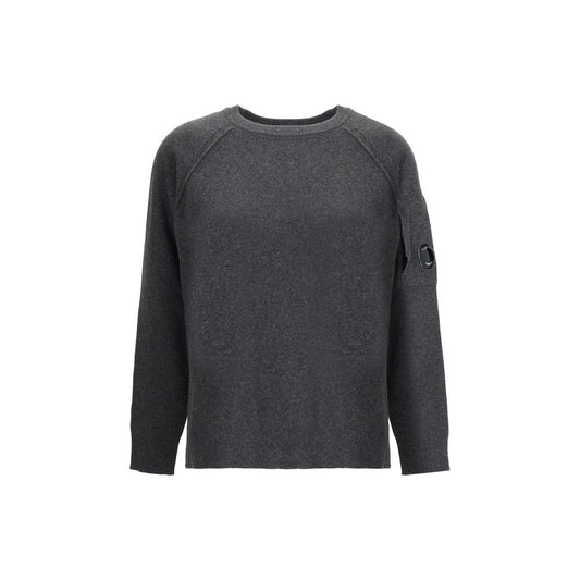 C.P. Company Wool Sweater with Iconic Lens Detail