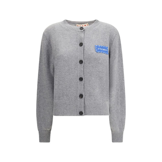 Marni Cashmere Cardigan with Patch