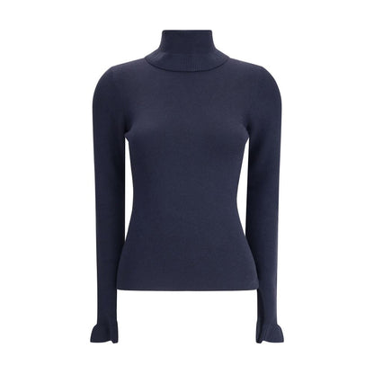 Chloé Turtleneck Sweater - Elegant Wool and Cotton Blend