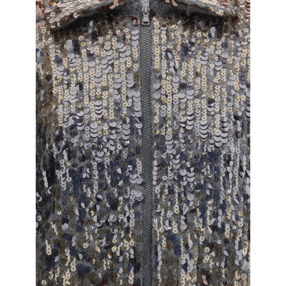 Brunello Cucinelli Sequined Cardigan - Elegance Meets Modernity